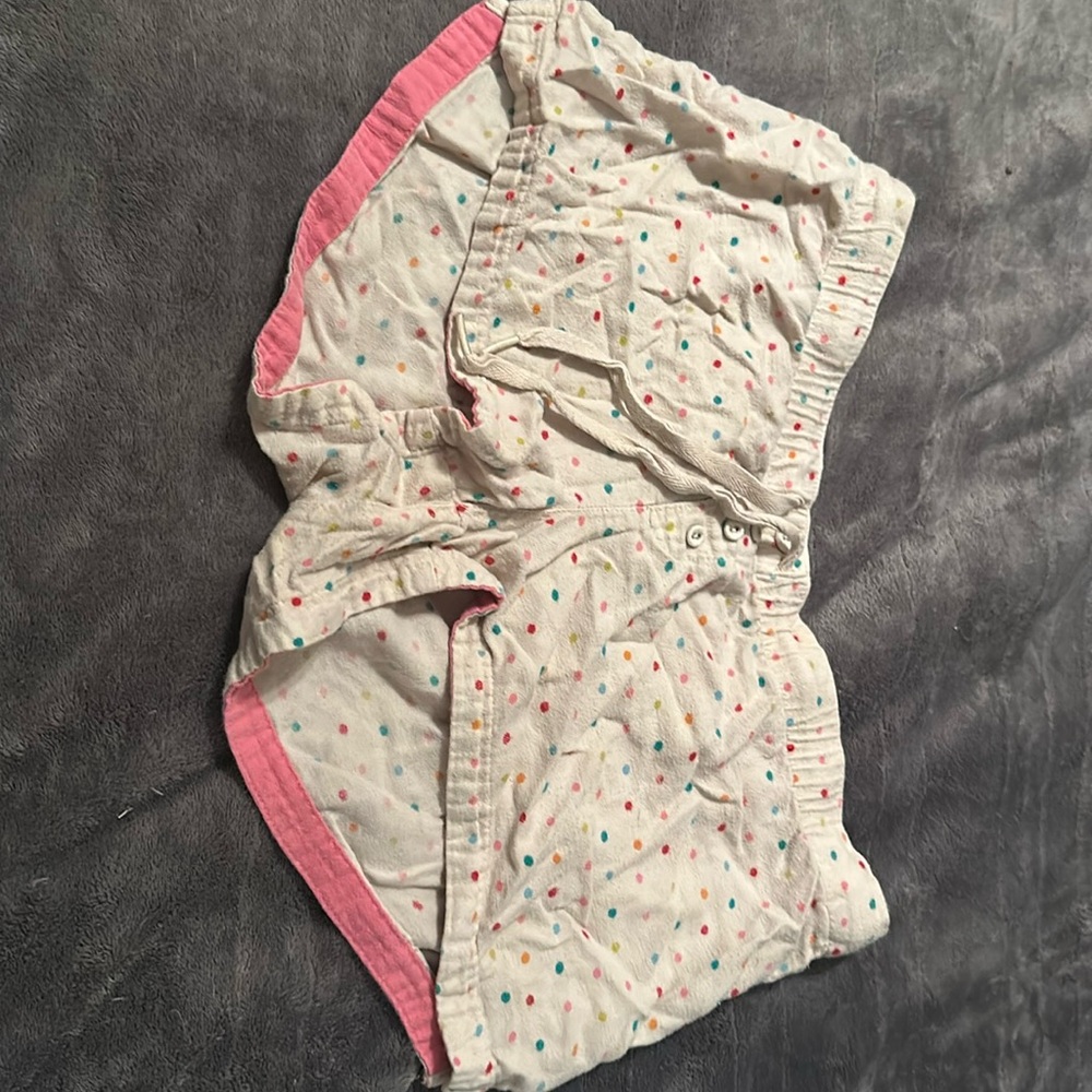 Polk a dot pajama shorts